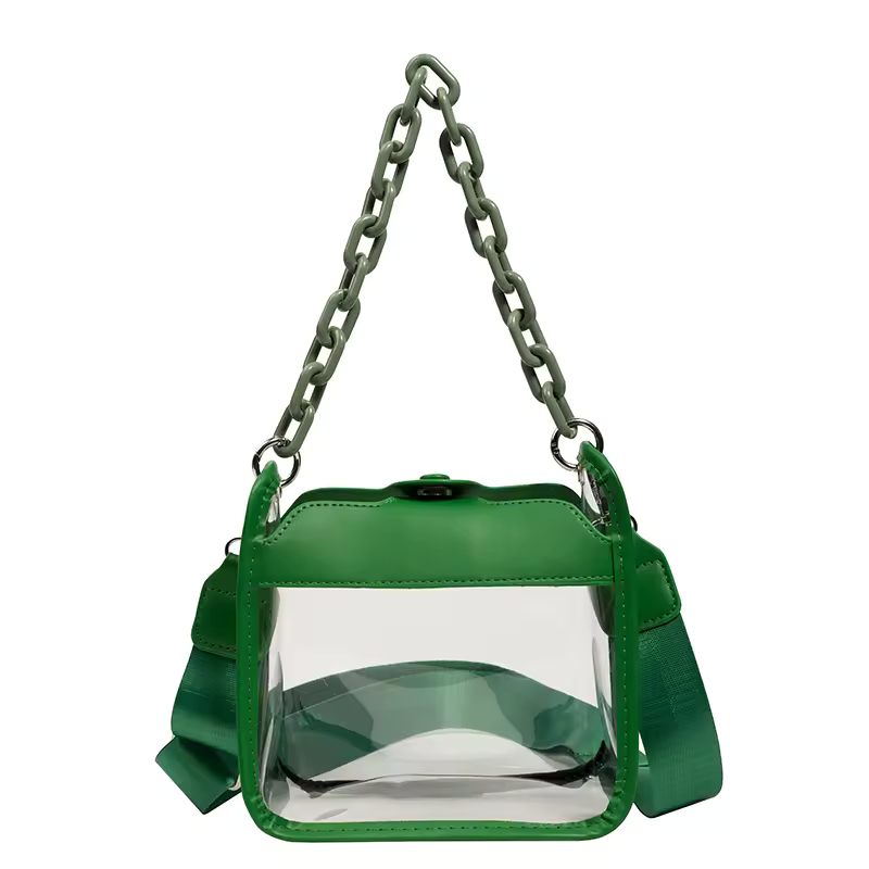 Transparent Bag ( green )